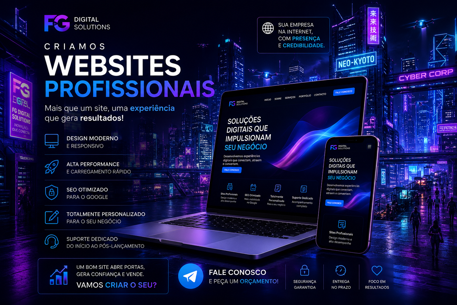 Websites profissionais